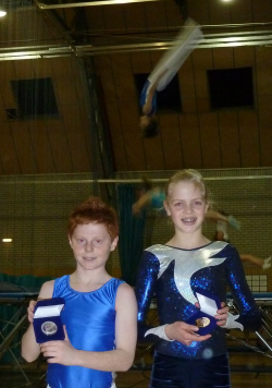 Josh & Susanna with medals