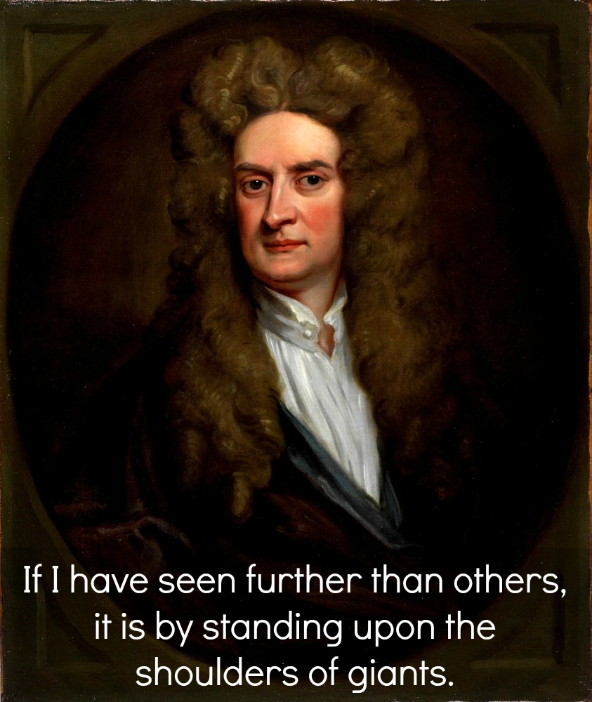 Portrait of Sit Isaac Newton